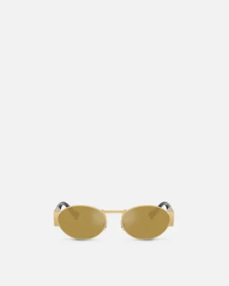 Medusa Deco Oval Sunglasses