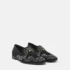 Medusa Embellished Satin Slippers Medusa Embellished Satin Slippers