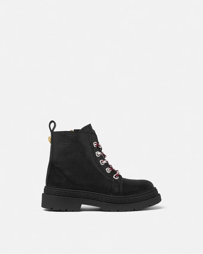 Medusa Leather Kids Boots Medusa Leather Kids Boots