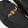 Medusa Leather Slippers
