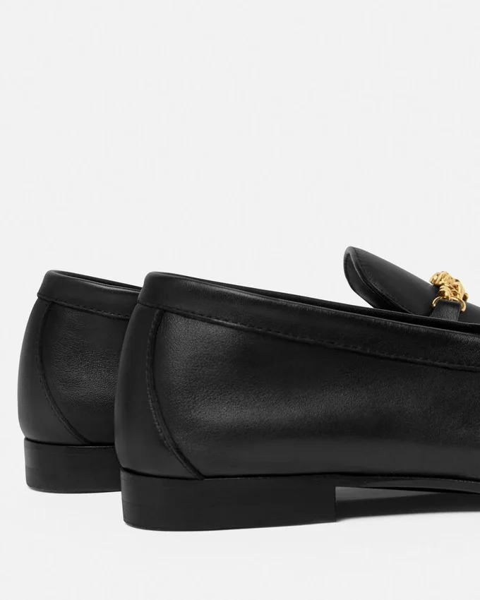 Medusa Leather Slippers Medusa Leather Slippers