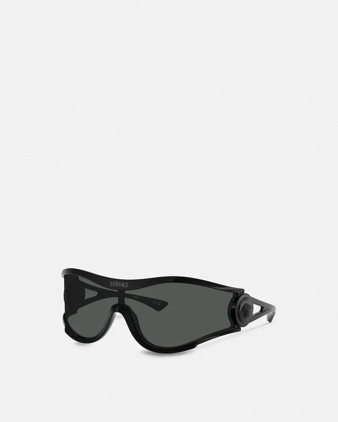 Medusa Medallion Shield Sunglasses Medusa Medallion Shield Sunglasses