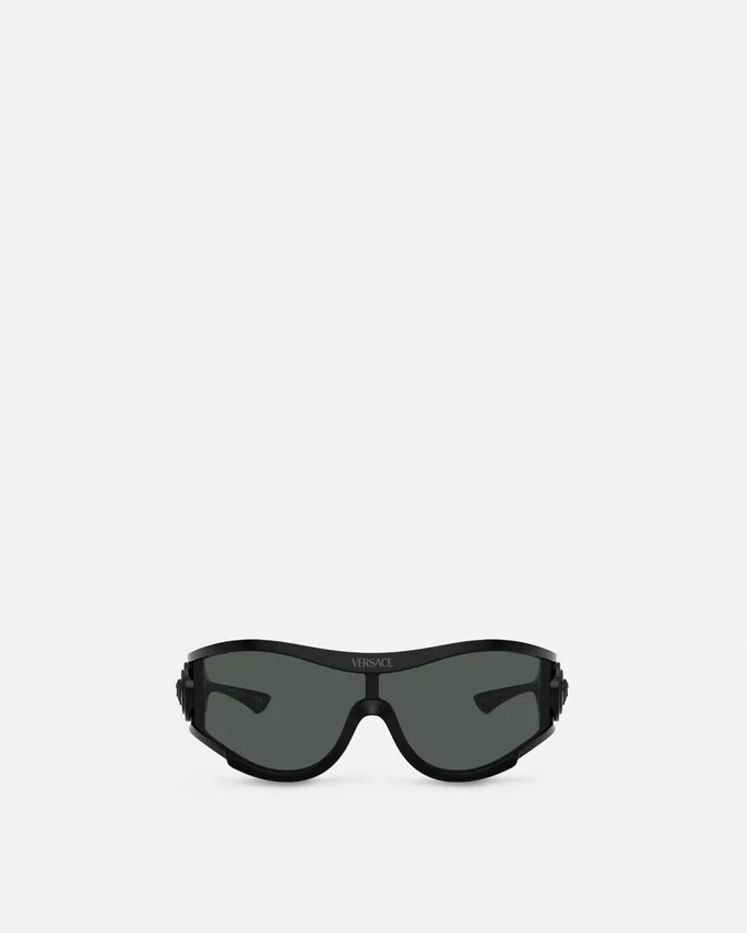 Medusa Medallion Shield Sunglasses Medusa Medallion Shield Sunglasses