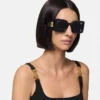 Medusa Plaque Maxi Sunglasses Medusa Plaque Maxi Sunglasses