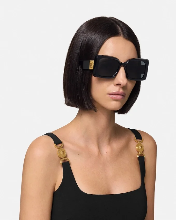 Medusa Plaque Maxi Sunglasses Medusa Plaque Maxi Sunglasses