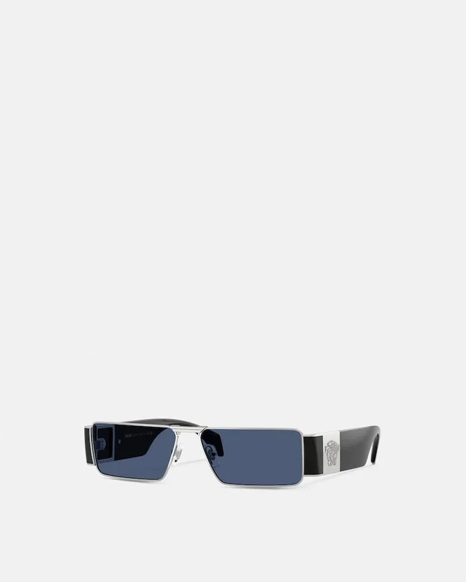 Medusa Plaque Rectangular Sunglasses Medusa Plaque Rectangular Sunglasses