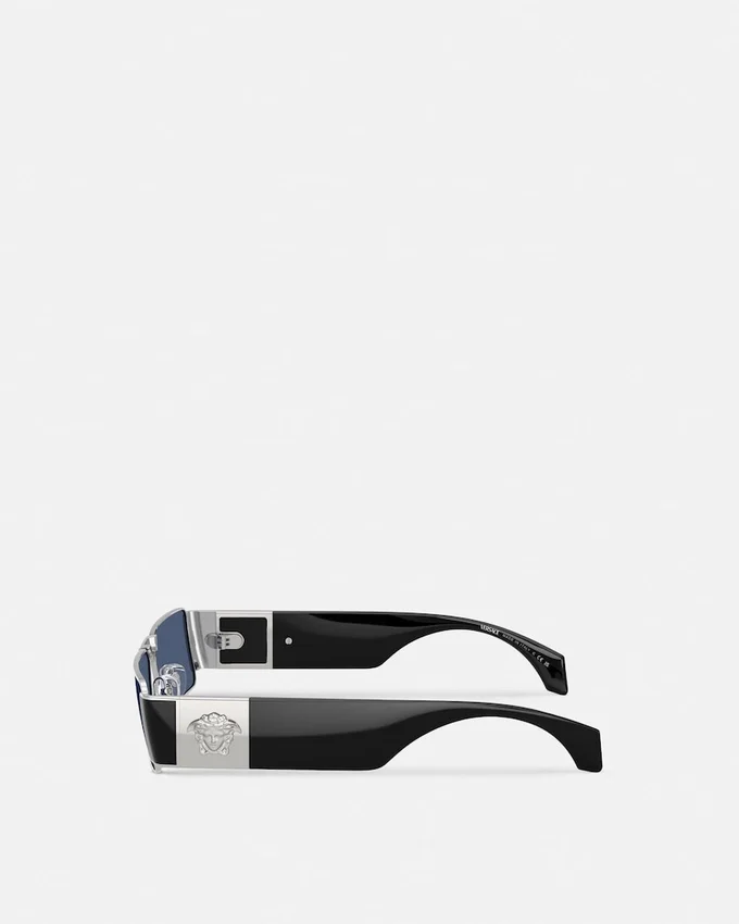 Medusa Plaque Rectangular Sunglasses Medusa Plaque Rectangular Sunglasses