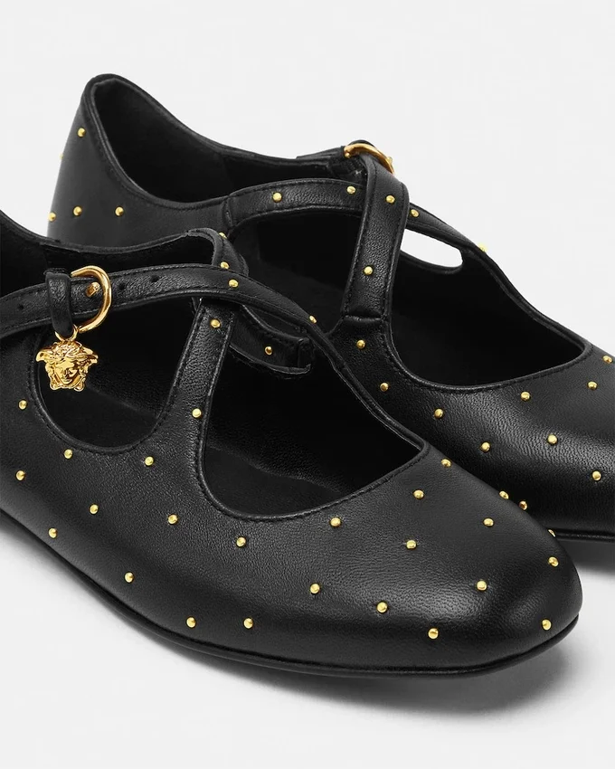 Medusa Studded Kids Slippers Medusa Studded Kids Slippers