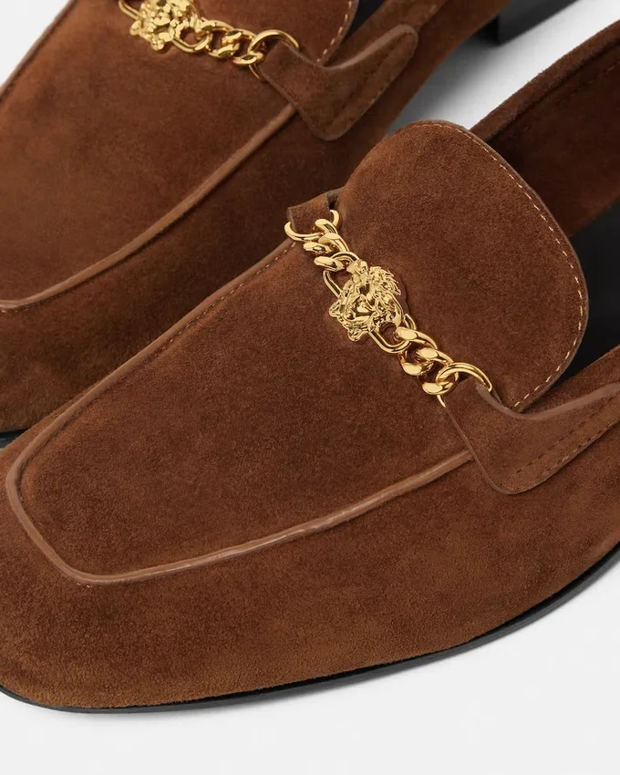 Medusa Suede Slippers Medusa Suede Slippers