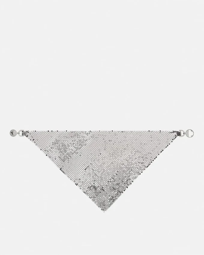 Metal Mesh Bandana Necklace Metal Mesh Bandana Necklace