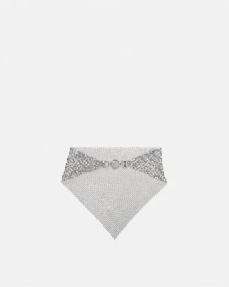 Metal Mesh Bandana Necklace