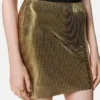 Metal Mesh Mini Skirt Metal Mesh Mini Skirt