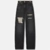 Metal Mesh Regular-Fit Jeans