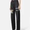 Metal Mesh Regular-Fit Jeans