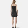 Metal Mesh Slip Mini Dress