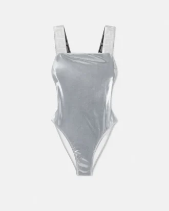 Metallic One-Piece Swimsuit