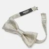 Metallic Viscose-Blend Bow Tie