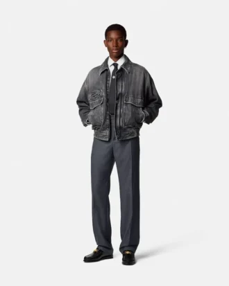 Micro-Checked Wool Jogger Pants Micro-Checked Wool Jogger Pants