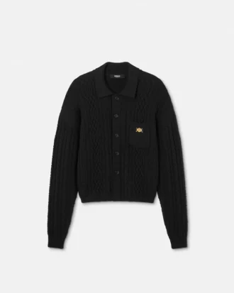 Mixed-Stitch Wool Knit Sweater Mixed-Stitch Wool Knit Sweater