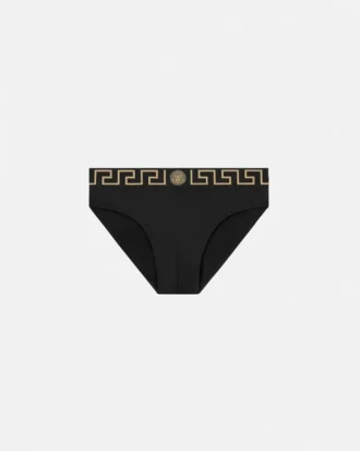 Nylon-Blend Swim Briefs