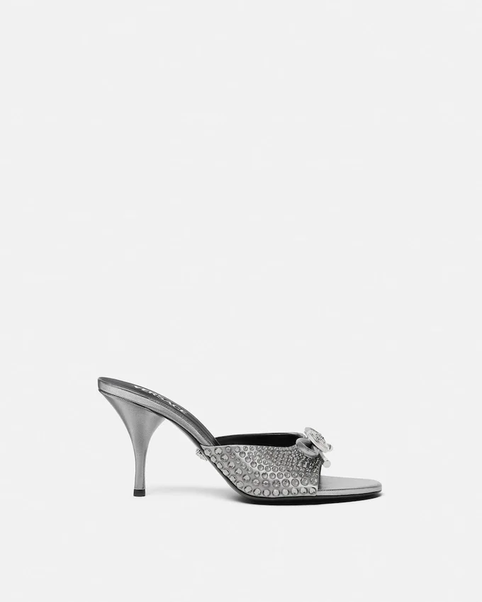 Opera Bow Embellished Mules 85 mm Opera Bow Embellished Mules 85 mm