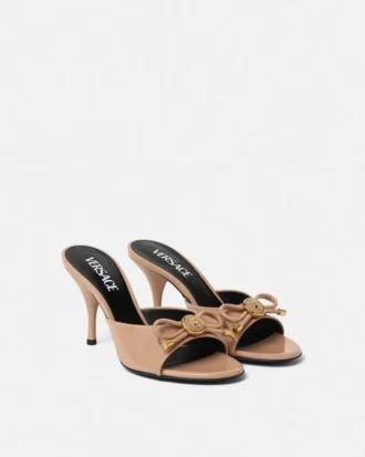 Opera Bow Patent Mules 85 mm