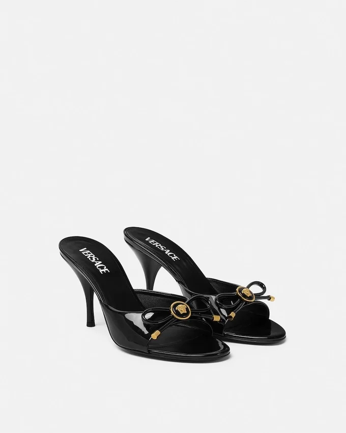 Opera Bow Patent Mules 85 mm Opera Bow Patent Mules 85 mm