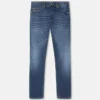 Piece Number Slim-Fit Jeans