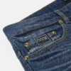 Piece Number Slim-Fit Jeans