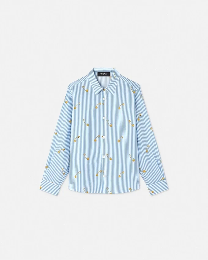 Pinstripe Pin Kids Shirt Pinstripe Pin Kids Shirt