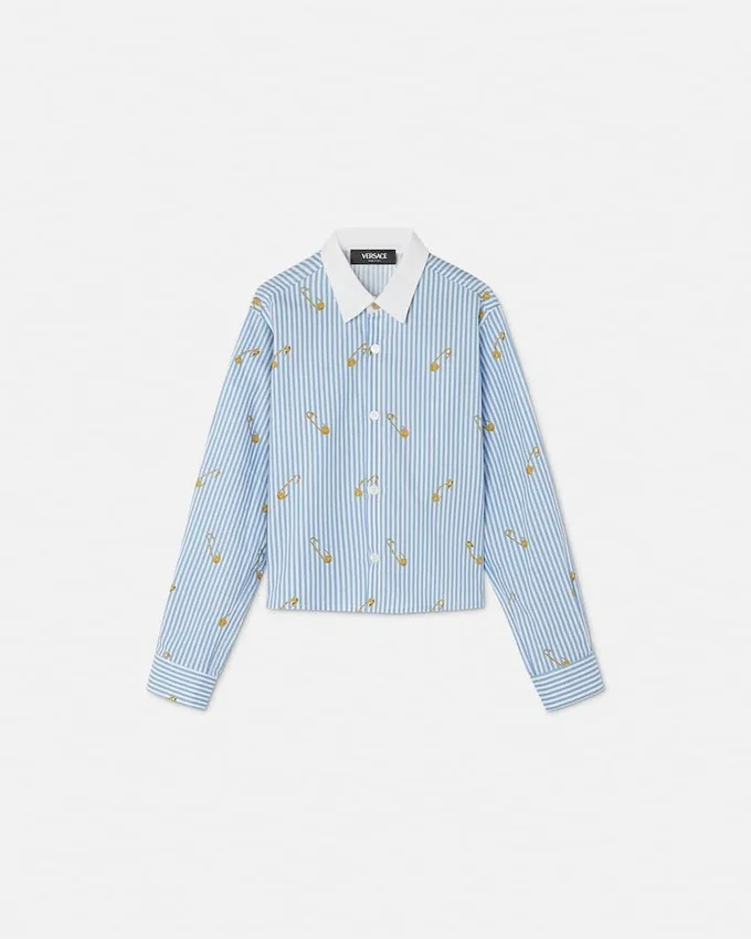 Pinstripe Pin Kids Shirt Pinstripe Pin Kids Shirt