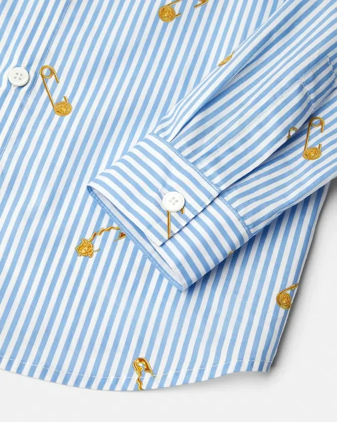 Pinstripe Pin Kids Shirt Pinstripe Pin Kids Shirt