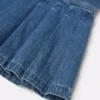 Pleated Denim Kids Dress Pleated Denim Kids Dress