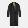 Plongé Leather Single-Breasted Coat Plongé Leather Single-Breasted Coat