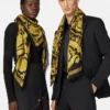 Printed Cashmere-Blend Fringed Shawl 140 cm Printed Cashmere-Blend Fringed Shawl 140 cm