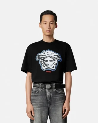 Printed Cotton-Jersey Regular T-Shirt