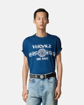 Printed Cotton-Jersey Regular T-Shirt