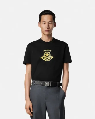 Printed Cotton-Jersey Slim T-Shirt