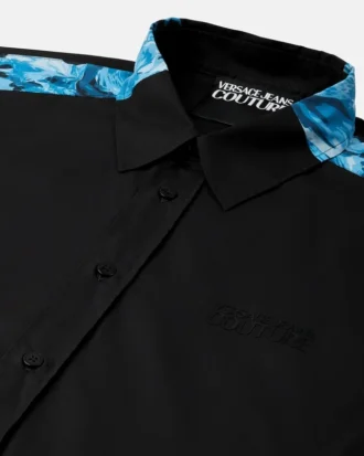 Printed Cotton-Poplin Shirt