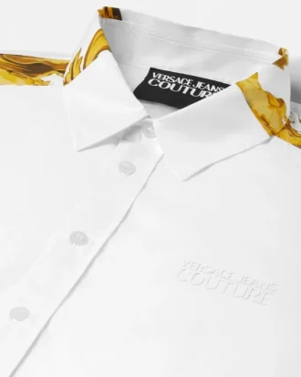 Printed Cotton-Poplin Shirt