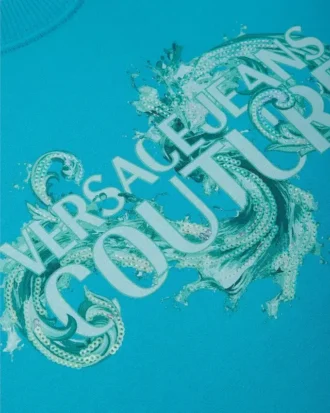 Printed Embellished Cotton-Jersey Sweatshirt