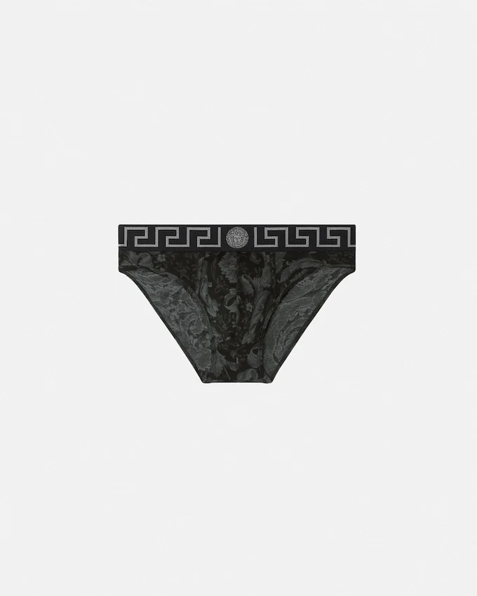 Printed Jacquard Cotton-Jersey Briefs Printed Jacquard Cotton-Jersey Briefs