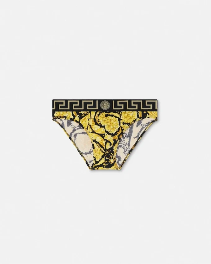 Printed Jacquard Cotton-Jersey Briefs Printed Jacquard Cotton-Jersey Briefs