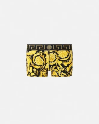 Printed Jacquard Cotton-Jersey Trunks Printed Jacquard Cotton-Jersey Trunks