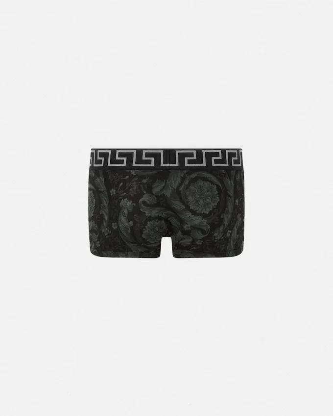 Printed Jacquard Cotton-Jersey Trunks Printed Jacquard Cotton-Jersey Trunks