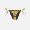 Printed Nylon-Blend Bikini Bottoms