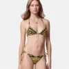 Printed Nylon-Blend Bikini Top Printed Nylon-Blend Bikini Top