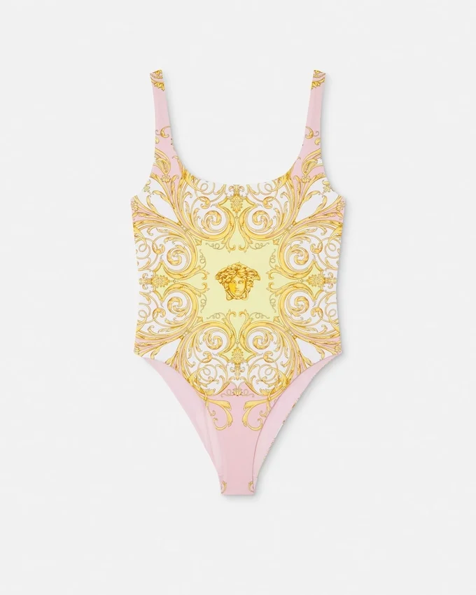 Printed One-Piece Swimsuit Printed One-Piece Swimsuit