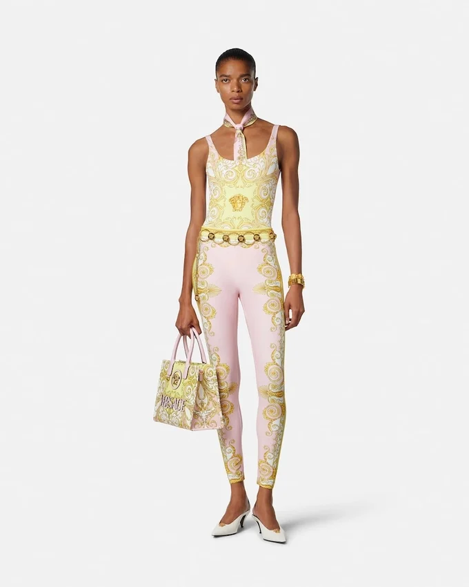 Printed One-Piece Swimsuit Printed One-Piece Swimsuit