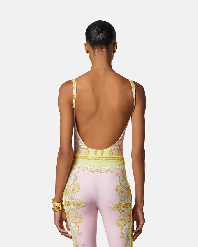 Printed One-Piece Swimsuit Printed One-Piece Swimsuit
